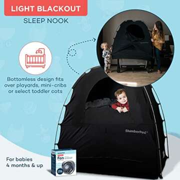 SlumberPod Portable Blackout Canopy for Baby Sleep
