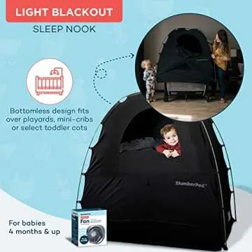 SlumberPod Portable Blackout Canopy for Baby Sleep