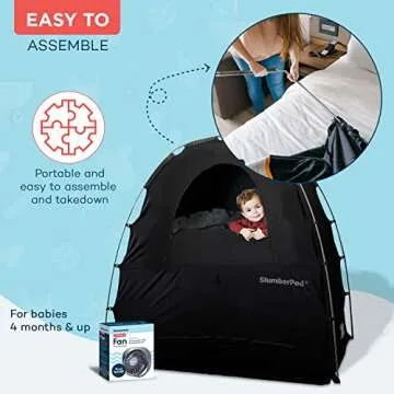 SlumberPod Portable Blackout Canopy for Baby Sleep