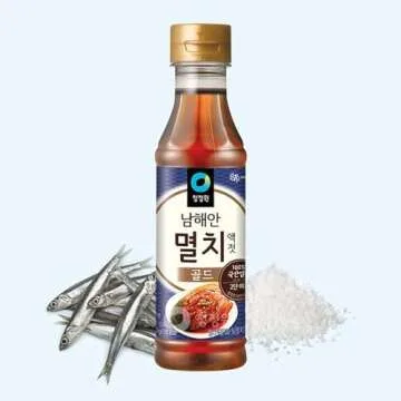 Premium Anchovy Fish Sauce Gold (Small 1.1 lb) By Chung-jung-one