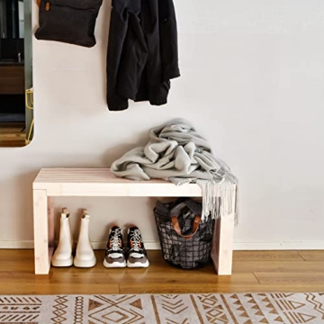 Stylish APRTAT Bamboo Shoe Rack Bench for Entryway