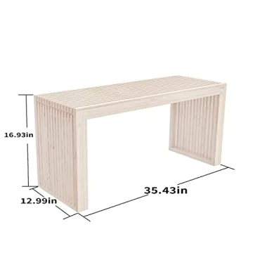 Stylish APRTAT Bamboo Shoe Rack Bench for Entryway