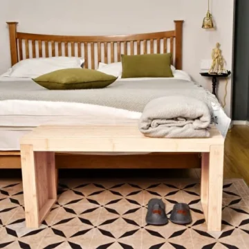 Stylish APRTAT Bamboo Shoe Rack Bench for Entryway