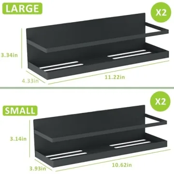 Durable Magnetic Spice Rack for Kitchen Organization