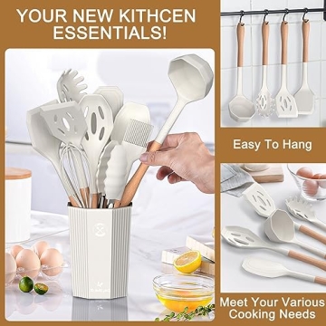 Premium 13-Piece Silicone Kitchen Utensils Set for Every Cook