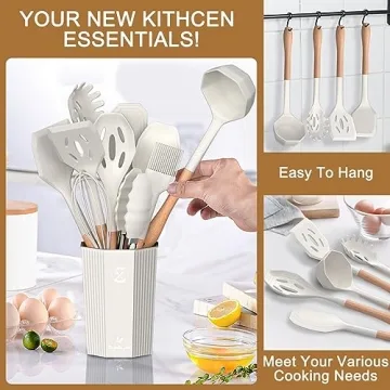 Premium 13-Piece Silicone Kitchen Utensils Set for Every Cook