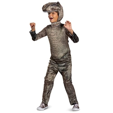 Disguise Jurassic World T-Rex Costume for Kids, Official Adaptive Jurassic World Costume Jumpsuit, C...