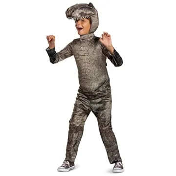 Disguise Jurassic World T-Rex Costume for Kids, Official Adaptive Jurassic World Costume Jumpsuit, C...