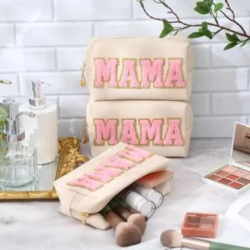 Chunful 9-Piece Stylish Makeup Bag Set for Women