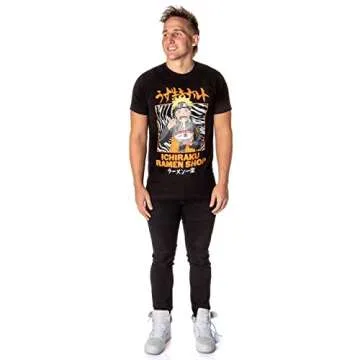 Bioworld Naruto Shippuden T-Shirt with Ichiraku Ramen Design