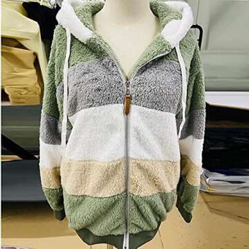 Shop Plus Size Women’s Sherpa Winter Jacket Online