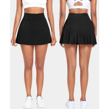 Pleated Athletic Skirt for Women with Pockets and Comfort