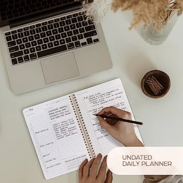 Stylish ZICOTOs Daily Planner and Notebook for Organizing Tasks