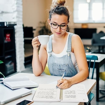 Stylish ZICOTOs Daily Planner and Notebook for Organizing Tasks