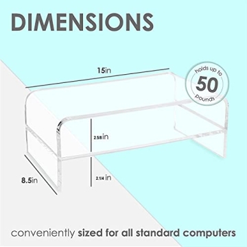 Homeries Monitor Stand for Home, Office, and Gaming