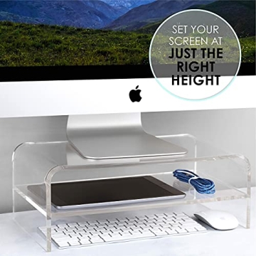 Homeries Monitor Stand for Home, Office, and Gaming