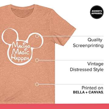 Making Magic Happen Vacation Shirt for Unisex Wear