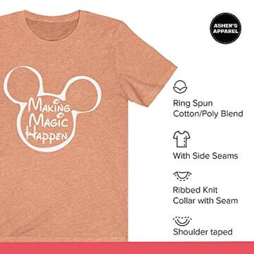 Making Magic Happen Vacation Shirt for Unisex Wear