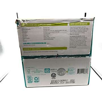 SEVENTH GENERATION Size 5 Value Pack Diapers, 52 CT