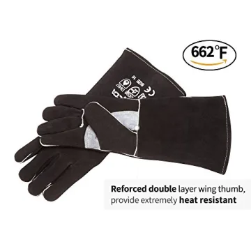 RAPICCA Fire & Heat Resistant Gloves for BBQ and Welding