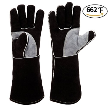 RAPICCA Fire & Heat Resistant Gloves for BBQ and Welding