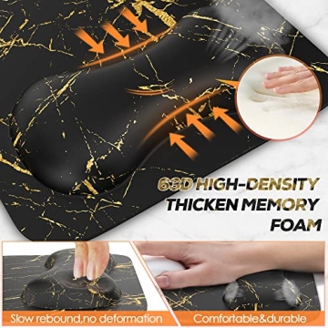 Comfortable Ergonomic Mouse Pad with Wrist Support