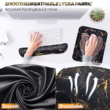 Comfortable Ergonomic Mouse Pad with Wrist Support