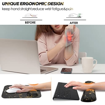 Comfortable Ergonomic Mouse Pad with Wrist Support