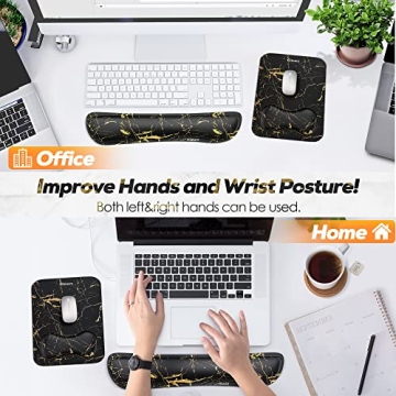 Comfortable Ergonomic Mouse Pad with Wrist Support