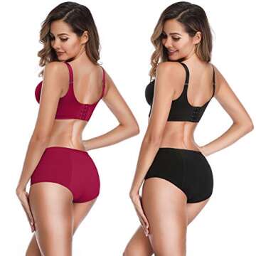 OLIKEME Breathable Tummy Control Panties for Women - Multi Pack