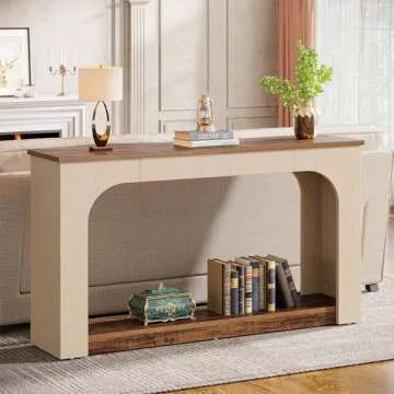 Tribesigns LED Console Table - Stylish & Functional 55-Inch