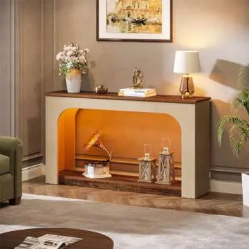 Tribesigns LED Console Table - Stylish & Functional 55-Inch