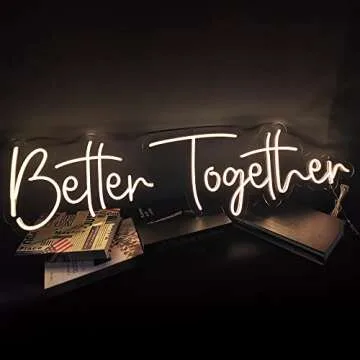 WMAT Custom LED Neon Signs for Bedroom Wall Decor Personalized Neon Signs for Wedding Birthday Party or Bar Logo(1 Line Text, 30")