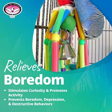 Super Bird Creations Wind Chimes Toy for Medium Birds