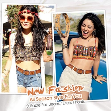 JASGOOD Women's Leather Belt - Style Meets Functionality