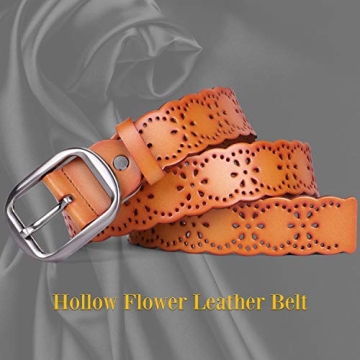 JASGOOD Women's Leather Belt - Style Meets Functionality