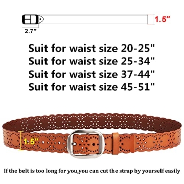 JASGOOD Women's Leather Belt - Style Meets Functionality
