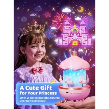 Night Light for Kids, 315 Colors+15 Films Star Projector for Kids Night Light Projector,Remote+360°...