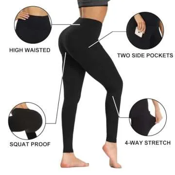 GAYHAY Leggings with Pockets for Women Comfortable Yoga Gear