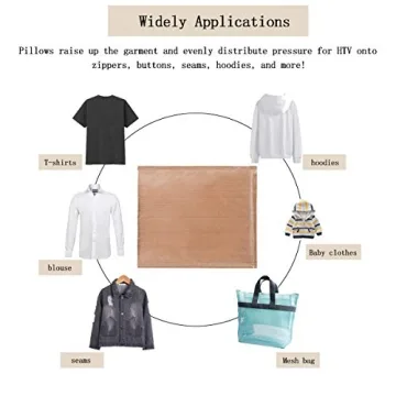 Heat Press Pillow Set for Crafting and T-Shirt Pressing