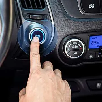 Weatherproof Engine Push Button Start Switch for Vehicles