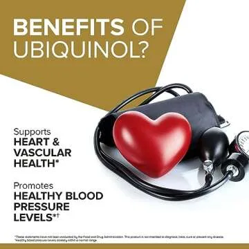 Qunol Ubiquinol CoQ10 200mg Softgels for Enhanced Energy and Heart Wellness