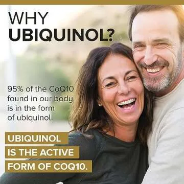 Qunol Ubiquinol CoQ10 200mg Softgels for Energy and Heart Health