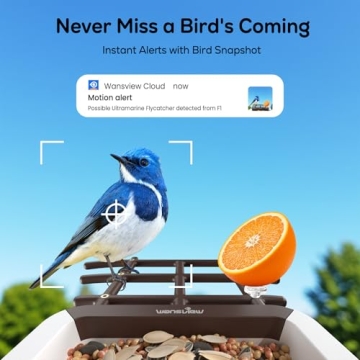 Smart Bird Feeder with AI Camera for Bird Lovers