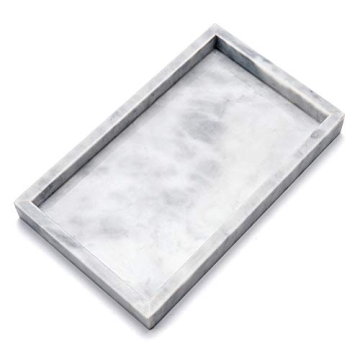 Noble Natural Marble Tray - Elegant Multi-Purpose Organizer