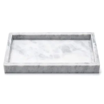 Noble Natural Marble Tray - Elegant Multi-Purpose Organizer