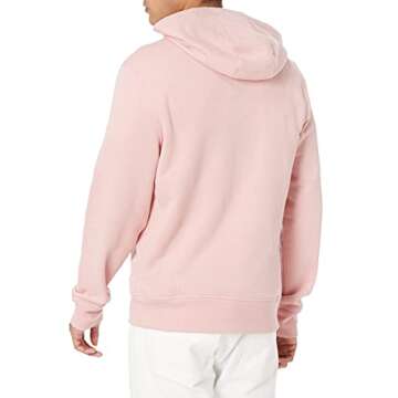 Amazon Essentials Men's Full-Zip Fleece Hoodie (Available in Big & Tall), Pink, Medium