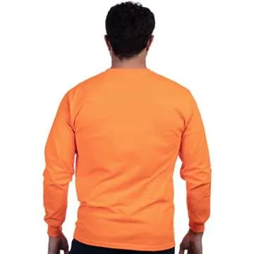 Ann Arbor T-shirt Co. This is My Deer Hunting Shirt | Funny Hunter Blaze Orange Safety Clothes T-Shirt-(Adult,XL)