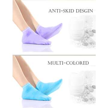 Elutong Pilates Gripper Socks - Perfect for Yoga and Maternity