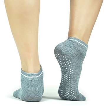 Elutong Pilates Gripper Socks - Perfect for Yoga and Maternity